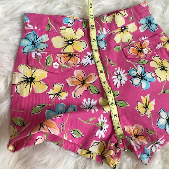 Vintage Highwaisted Shorts Size 3/4 Pink A-15 - Picture 6 of 6